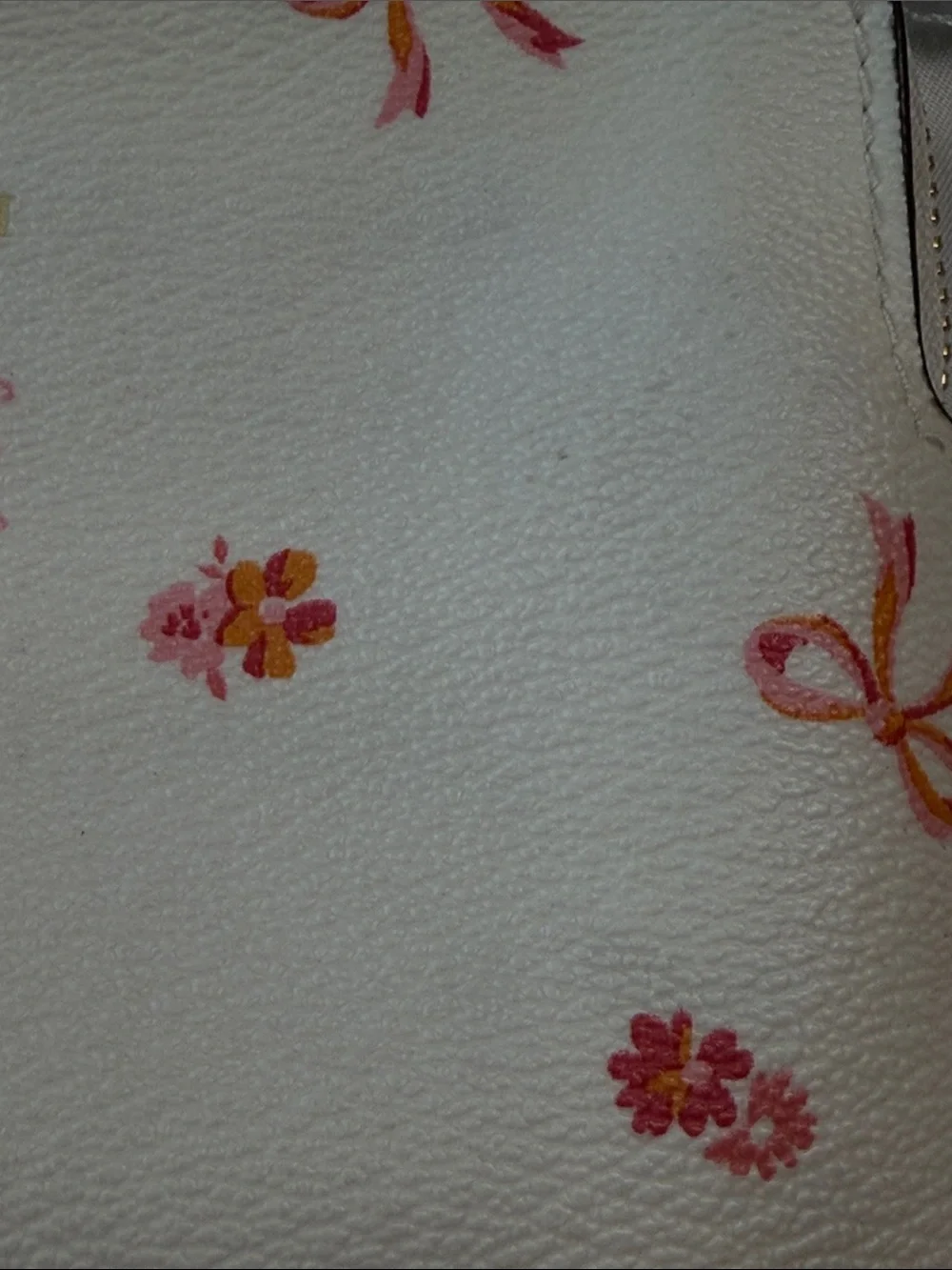 Coach Pink Bow Wristlet